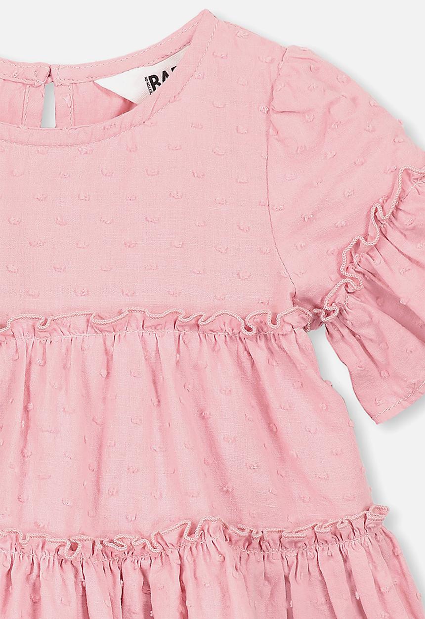 Cotton On - Abby flutter dress - pink