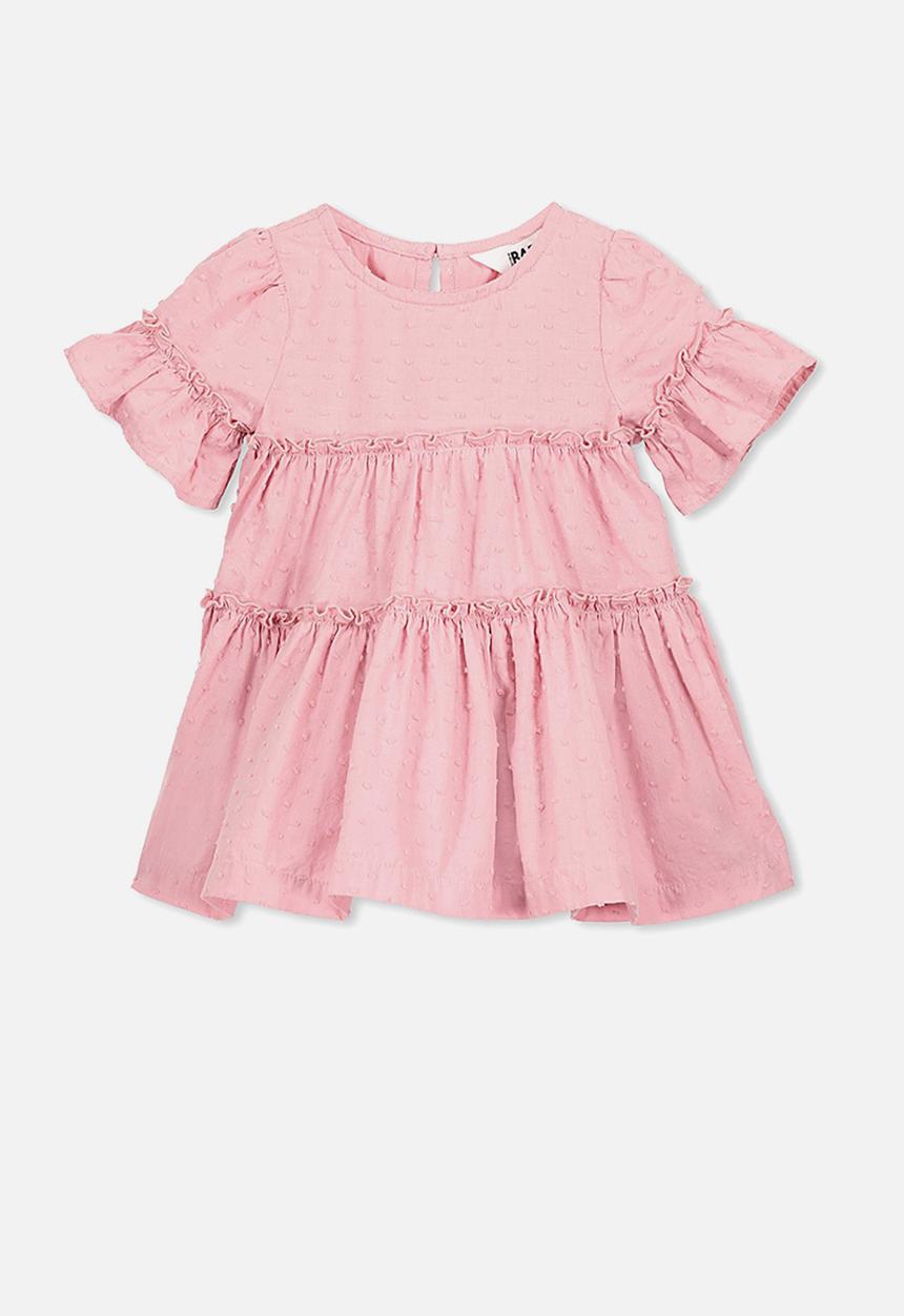 Cotton On - Abby flutter dress - pink