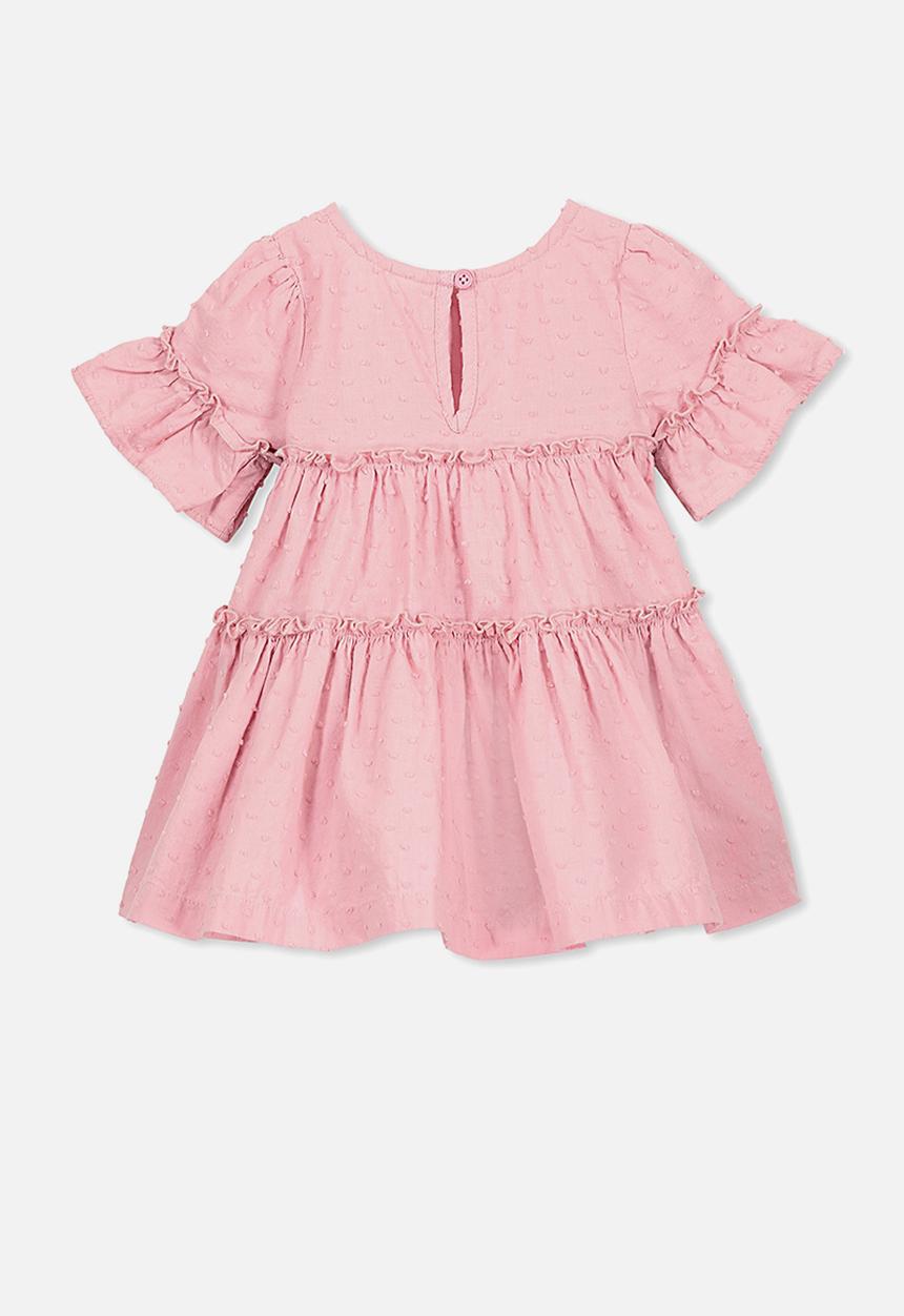 Cotton On - Abby flutter dress - pink