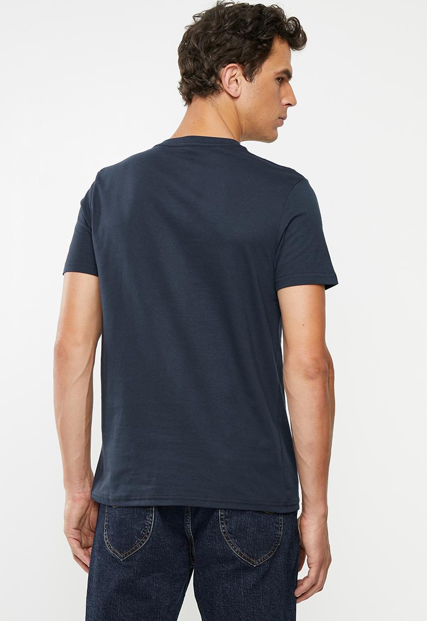 Lee  - Mid chest logo tee - navy