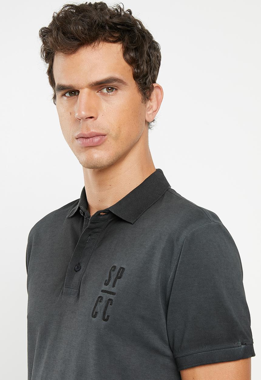 S.P.C.C - Dirty dye golfer - black