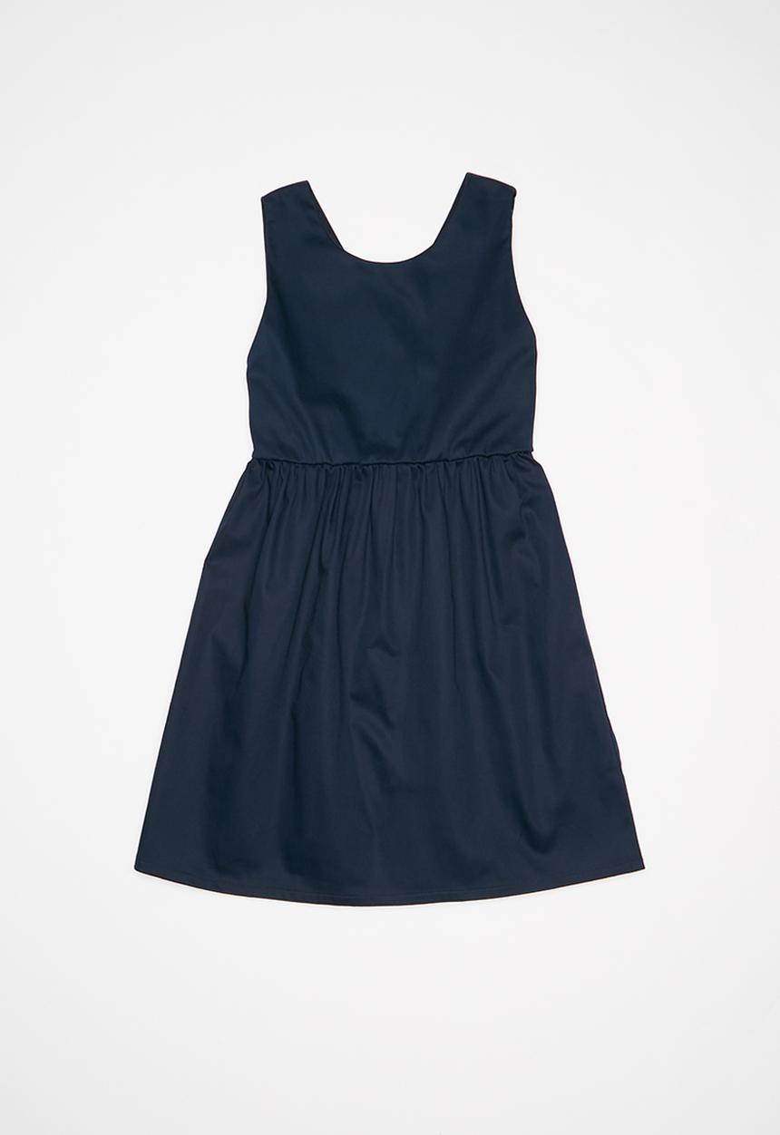 Rebel Republic - Satin party dress - navy