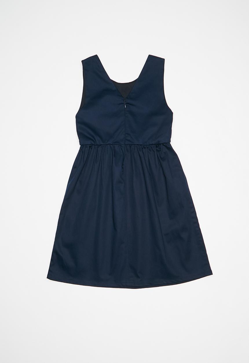 Rebel Republic - Satin party dress - navy