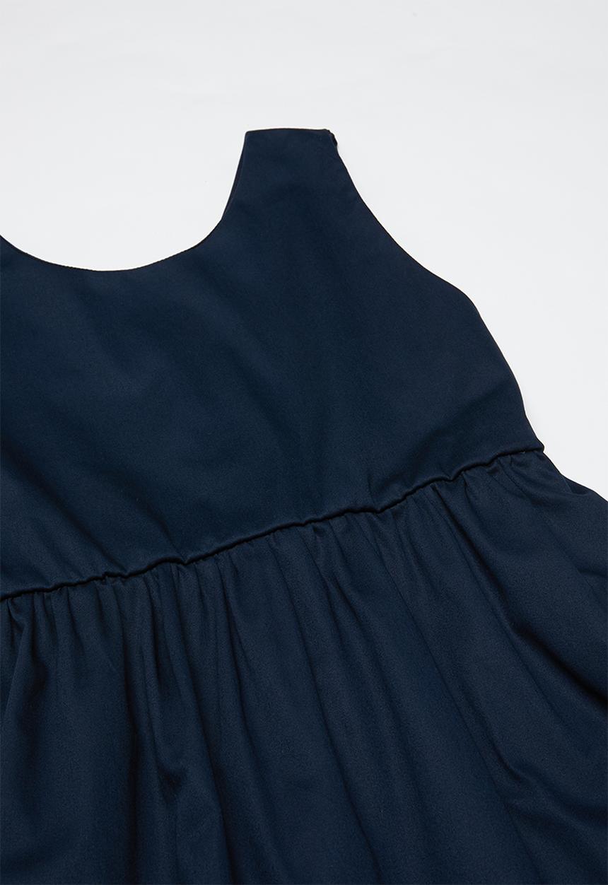 Rebel Republic - Satin party dress - navy