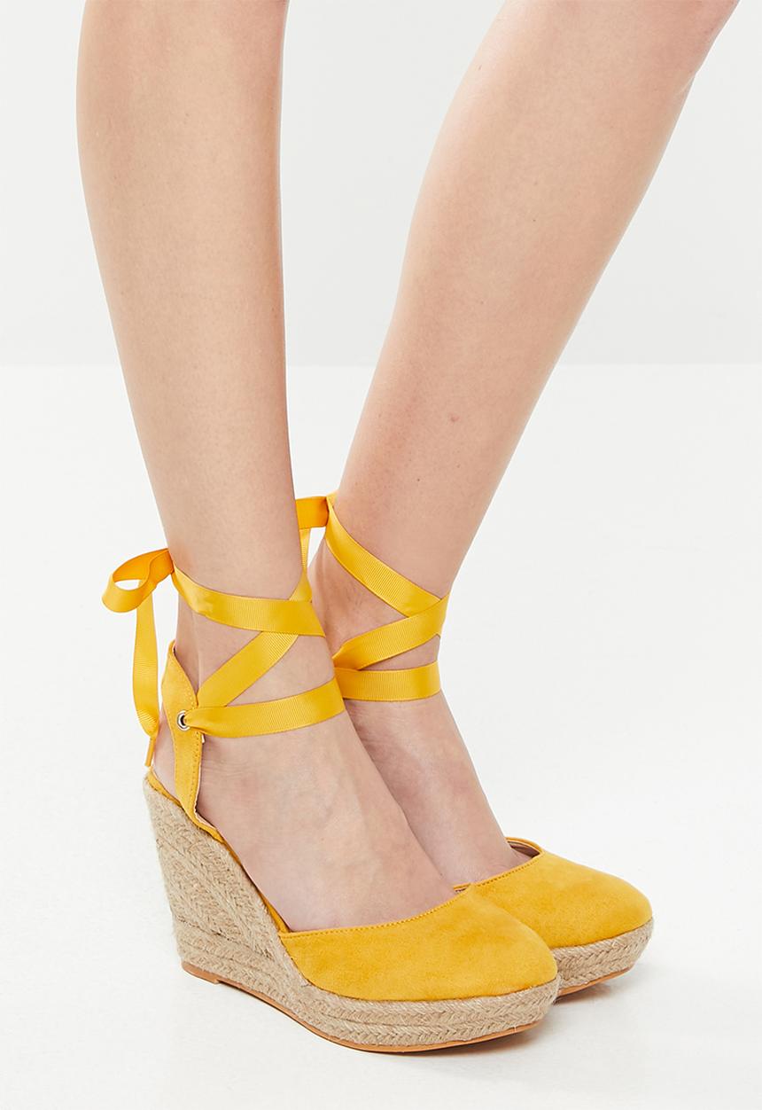 Superbalist - Molly espadrille wedge - yellow