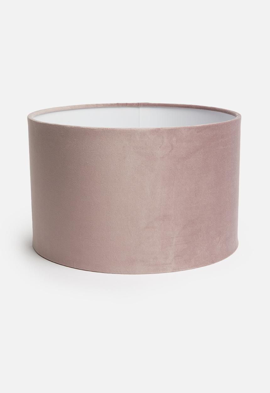 SF Collection - Velvet barrel lampshade - pink