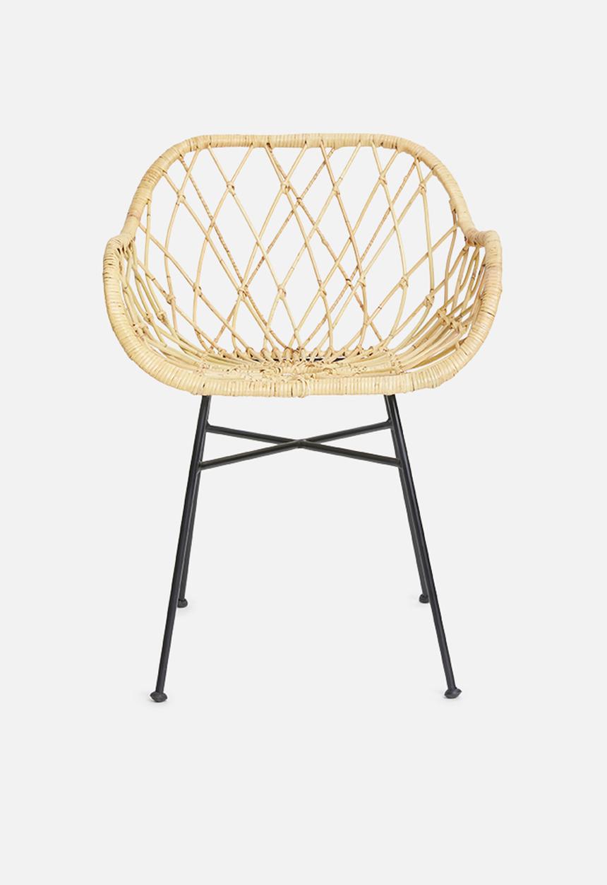 Sixth Floor - Rattan armchair - natural