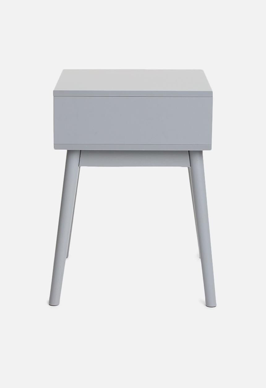 Sixth Floor - Bow bedside table - grey