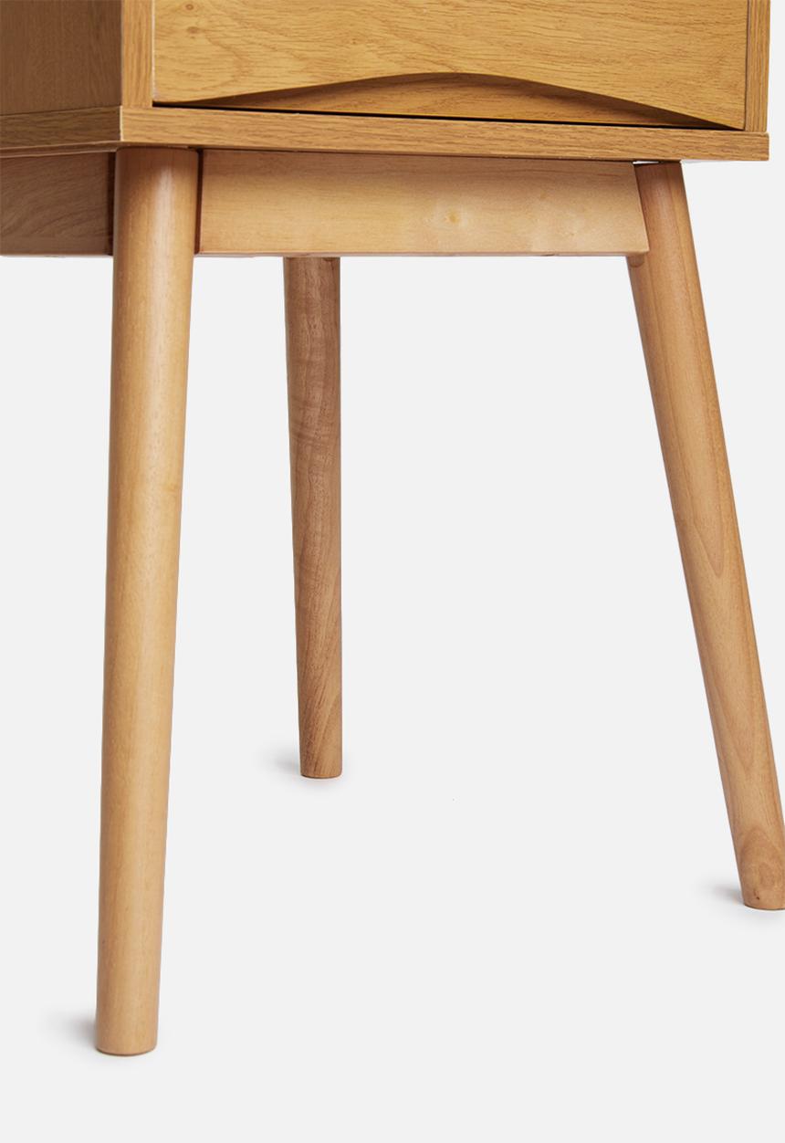 Sixth Floor - Bow bedside table - natural