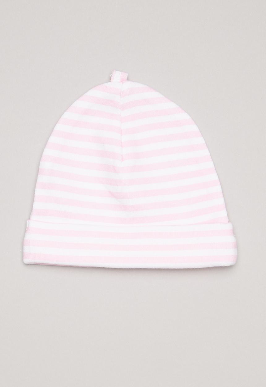 Pop Candy - Ice-cream print 2 pack beanie - pink & white