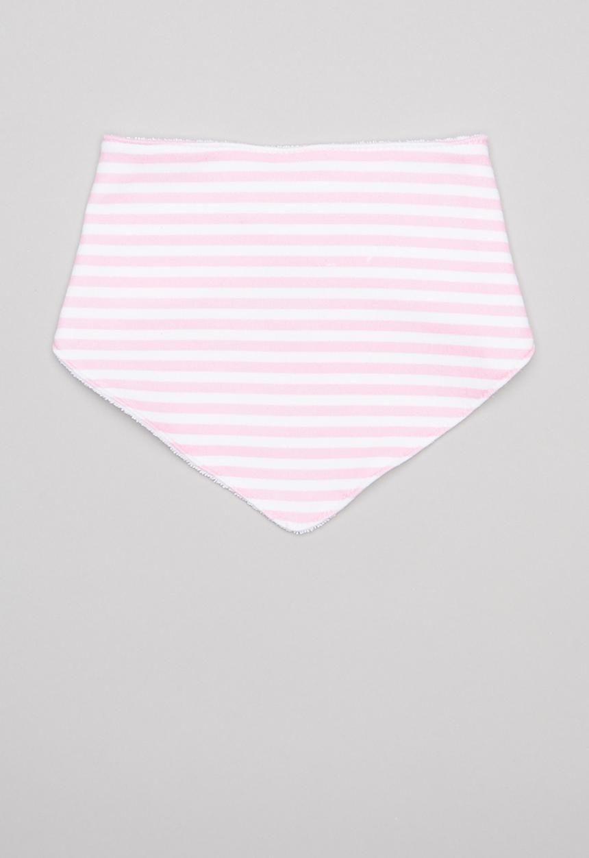 Pop Candy - Ice-cream print 2 pack bib - pink & white