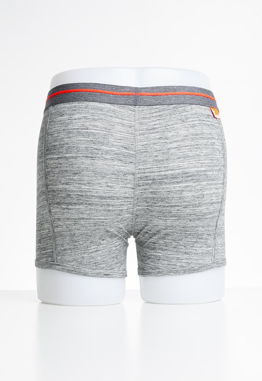Superdry. - Sport 2 pack boxers - grey & red