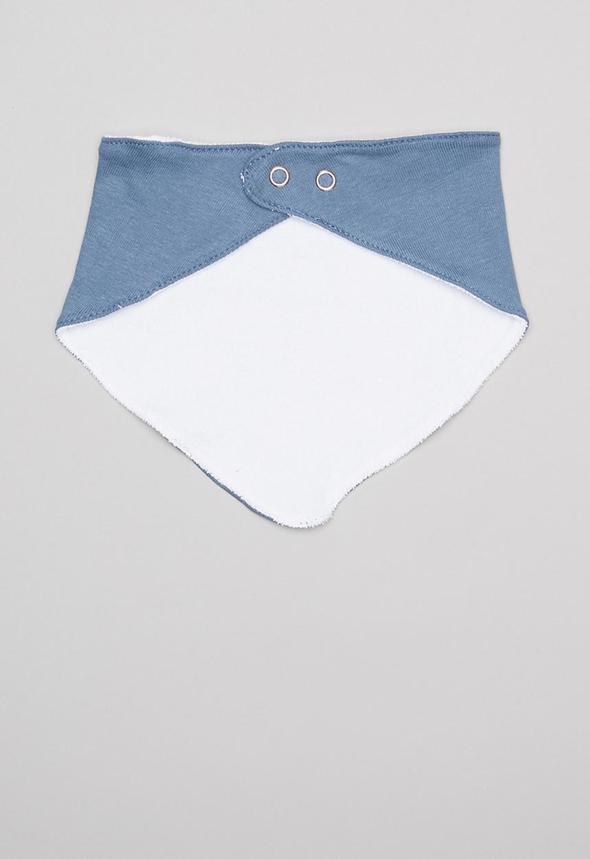 Pop Candy - X's & o's printed 2 pack bib - white & navy