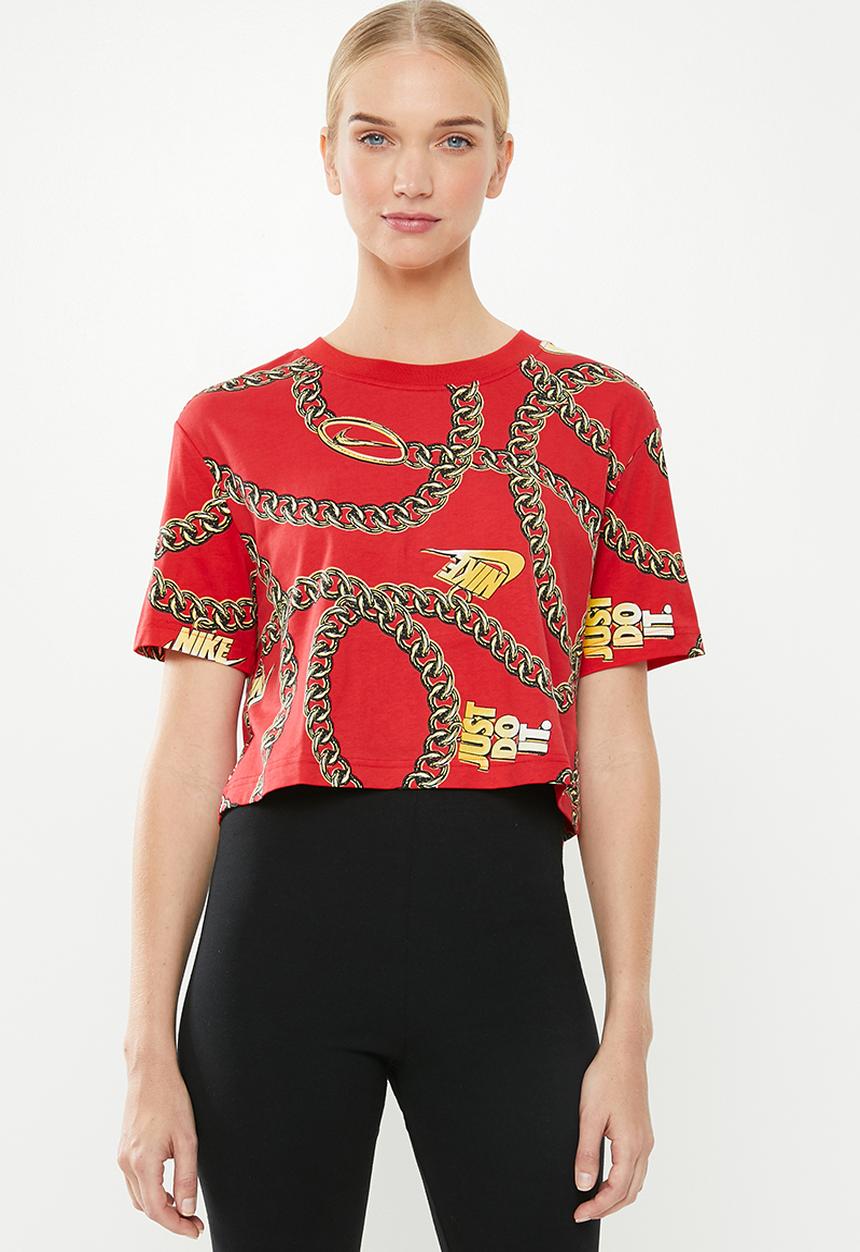 Nike - Nsw glam dunk tee - red