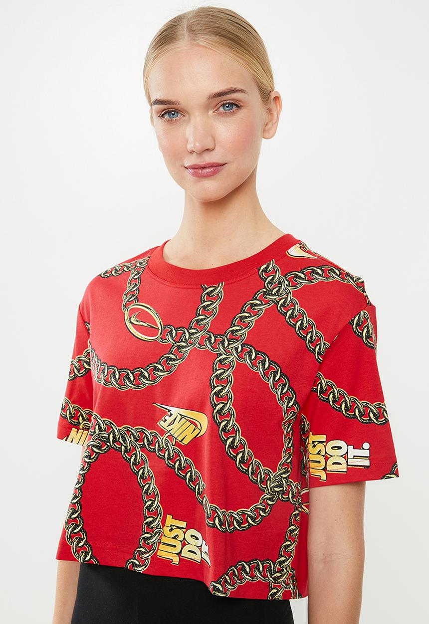 Nike - Nsw glam dunk tee - red