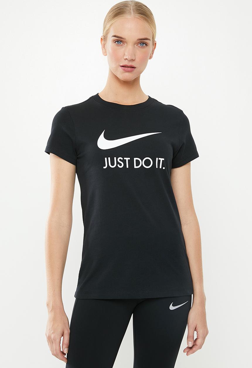 Nike - Nsw just do it slim tee - black & white
