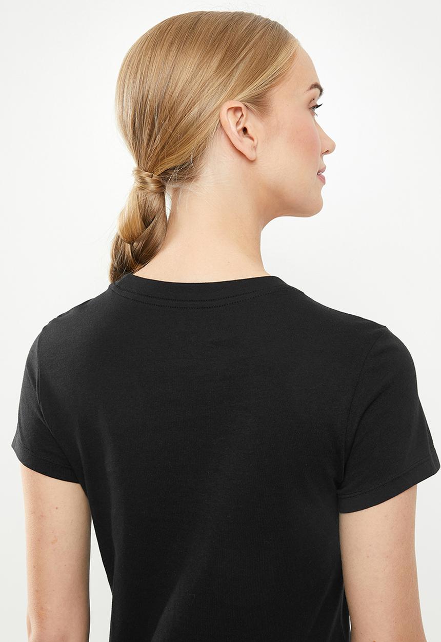 Nike - Nsw just do it slim tee - black & white