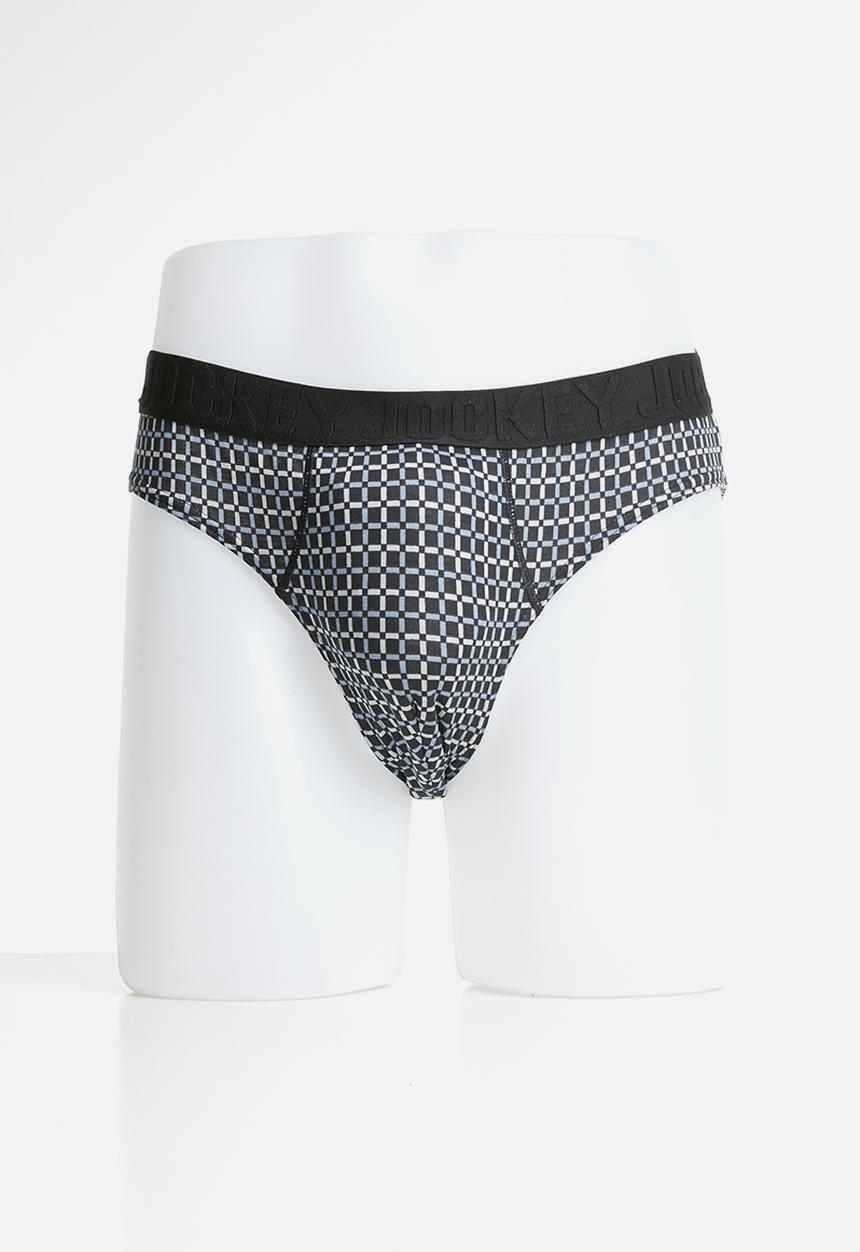 Jockey - Fashion 3 pack briefs - black & grey