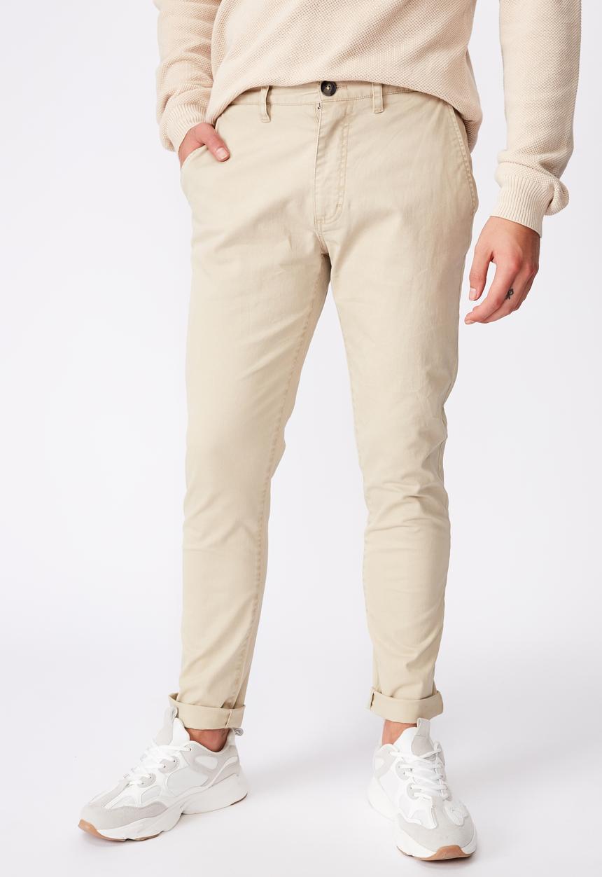 Cotton On - Skinny stretch chino - neutral 