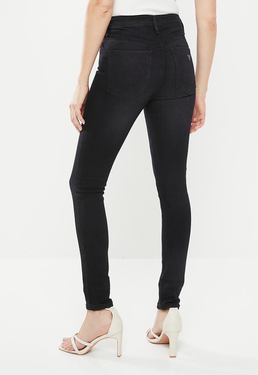 GUESS - High rise skinny - black