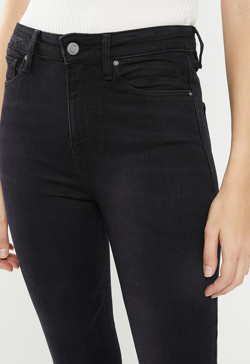 GUESS - High rise skinny - black