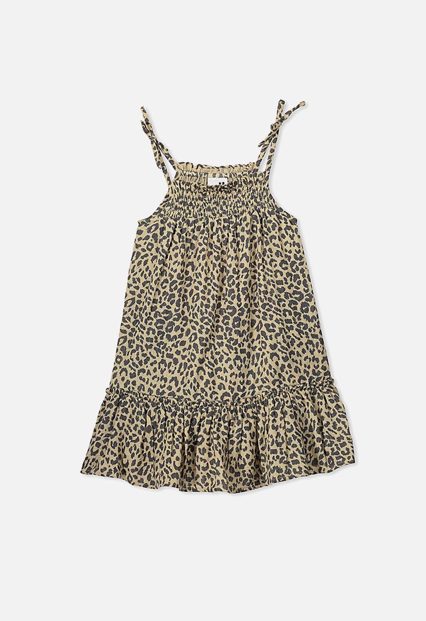 Cotton On - Lila sleeveless dress - beige & grey