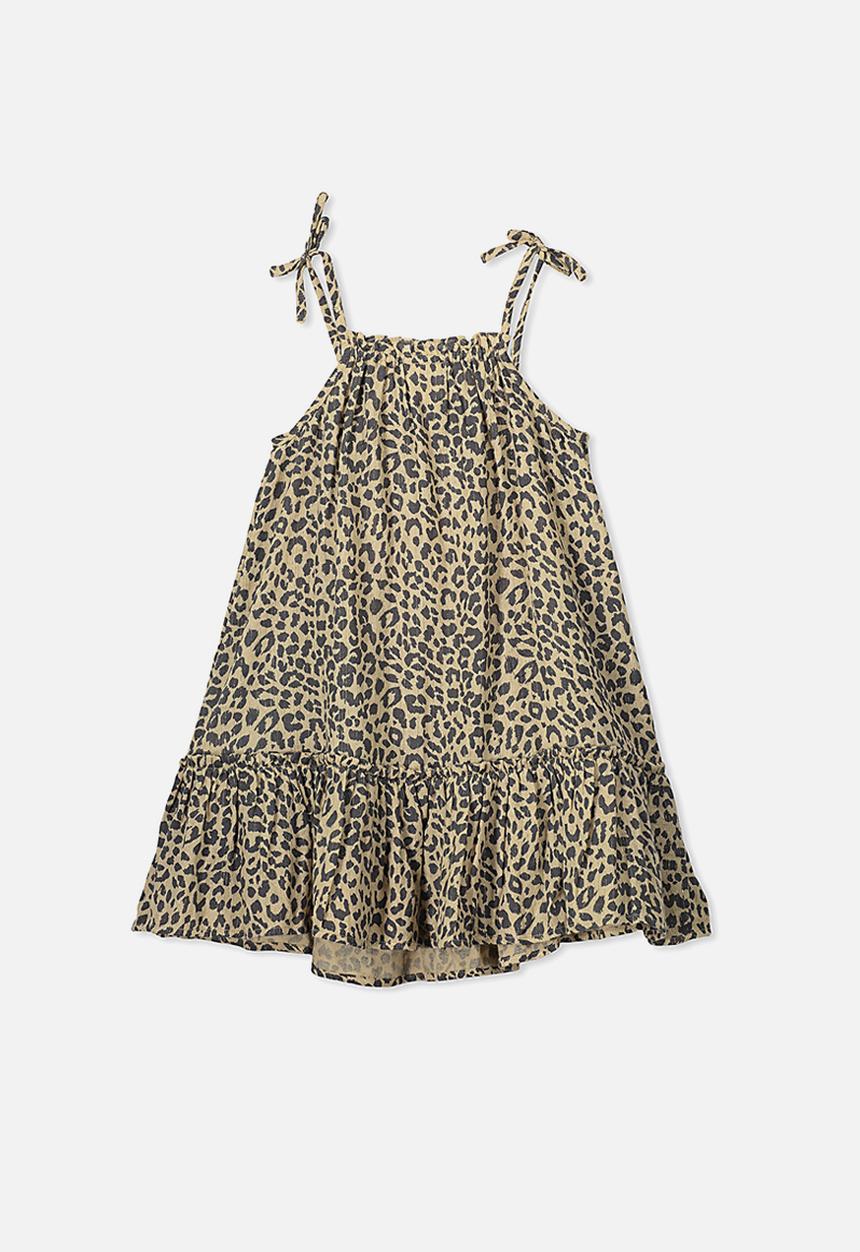 Cotton On - Lila sleeveless dress - beige & grey