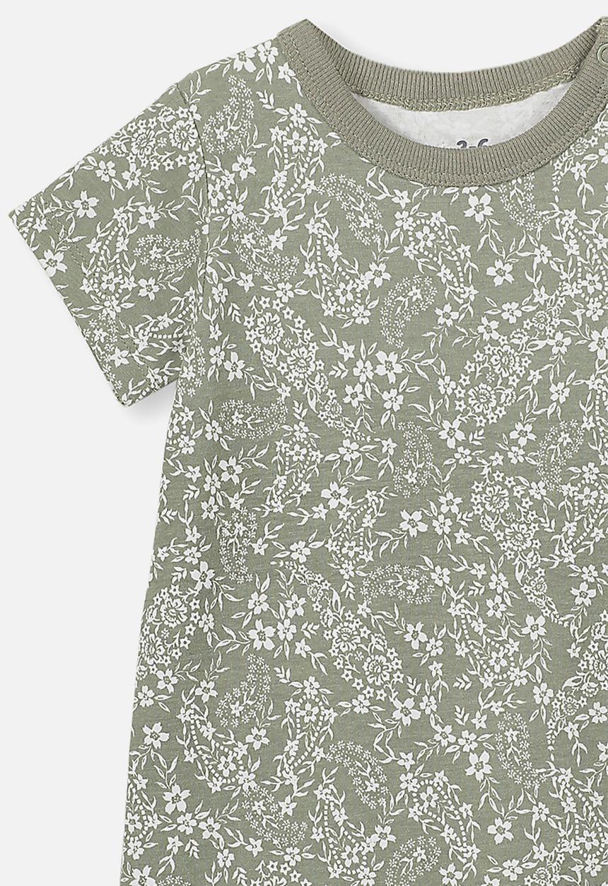 Cotton On - The short sleeve romper - khaki 