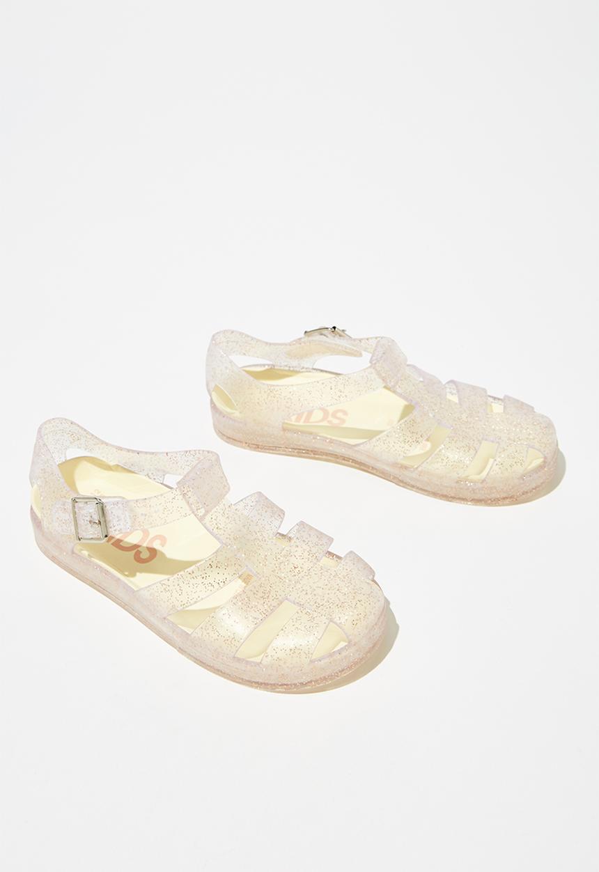 Cotton On - Jelly sandal - transparent & gold