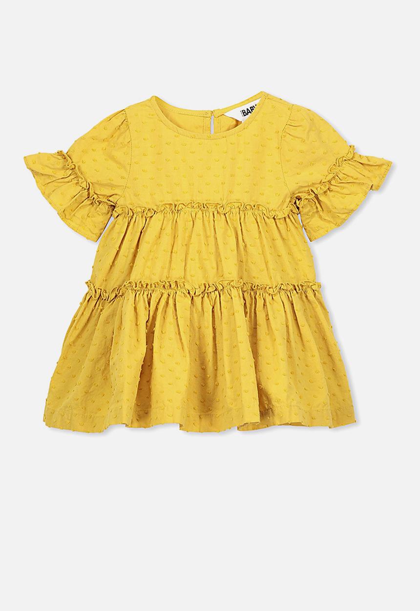 Cotton On - Abby flutter dress - yellow
