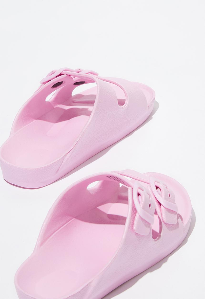 Cotton On - Twin strap slide - pink