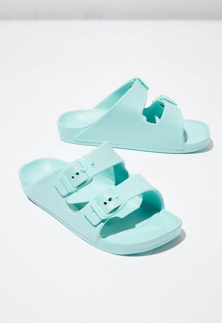 Cotton On - Twin strap slide - blue