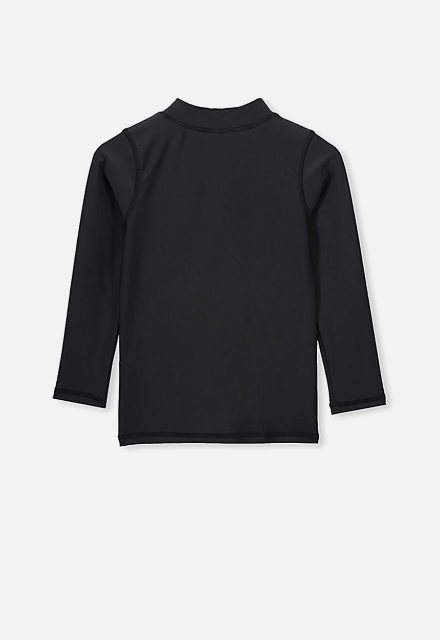 Cotton On - Flynn long sleeve rash vest  - black 