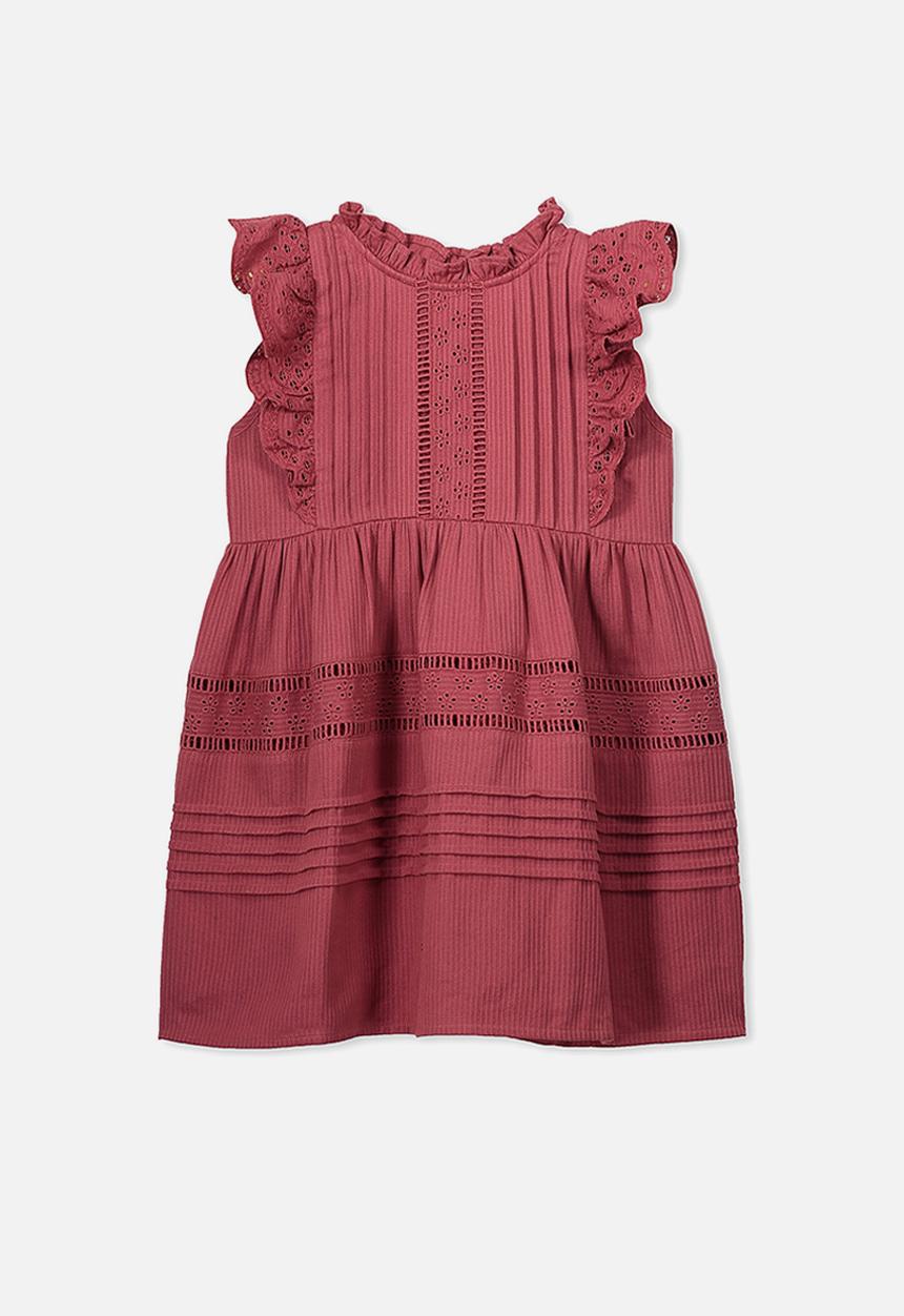Cotton On - Sasha sleeveless dress - burgundy