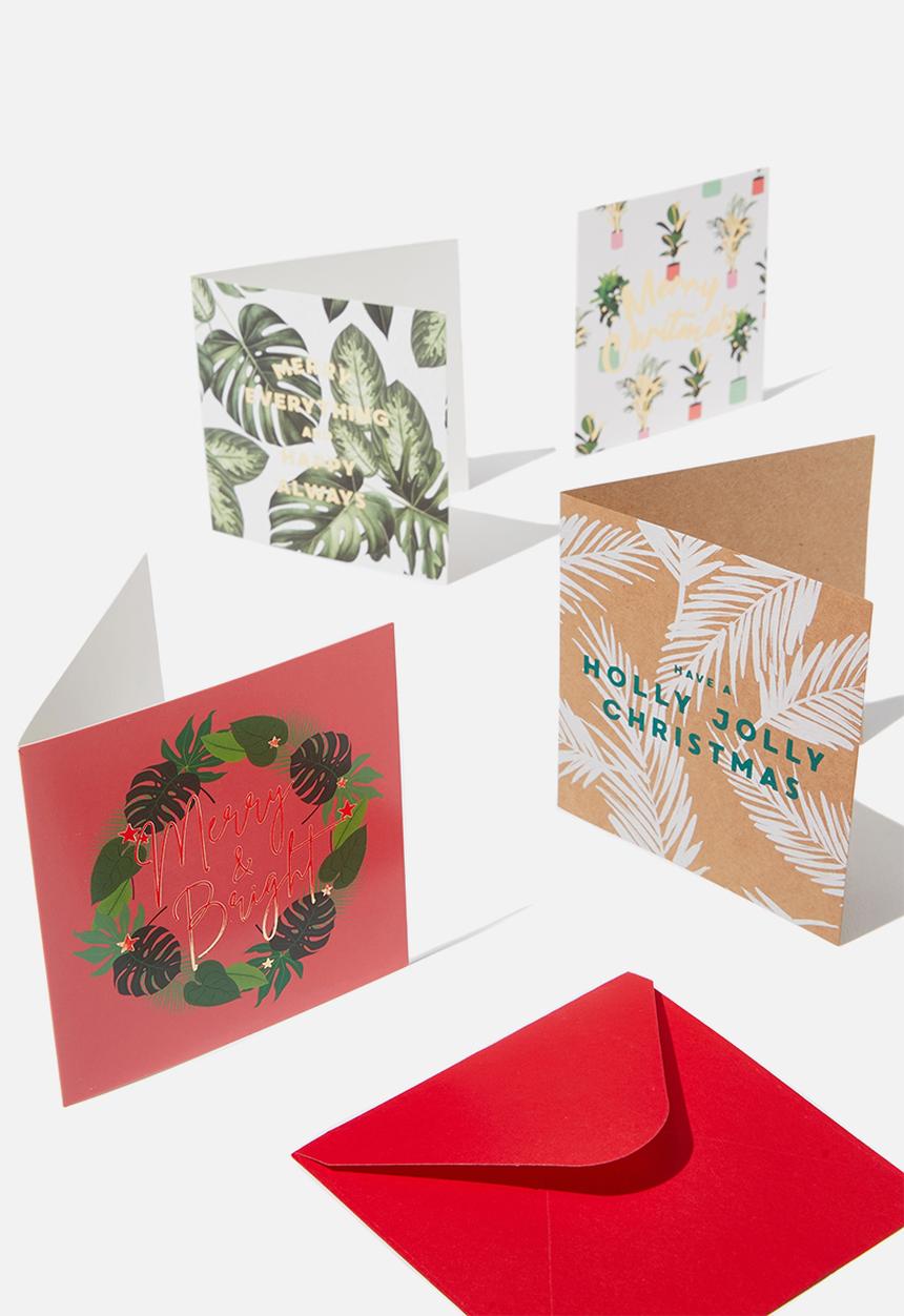 Typo - 20 christmas card pack 2019 - multi