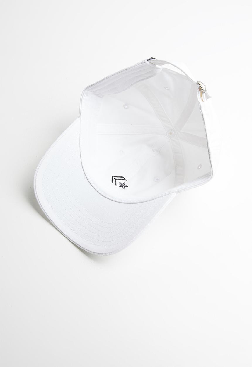 Converse - Lock up baseball hat - white & black