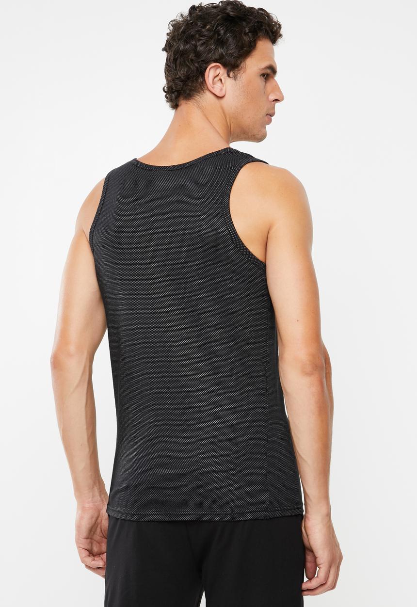 Jockey - 2 Pack eyelet vest - grey & black