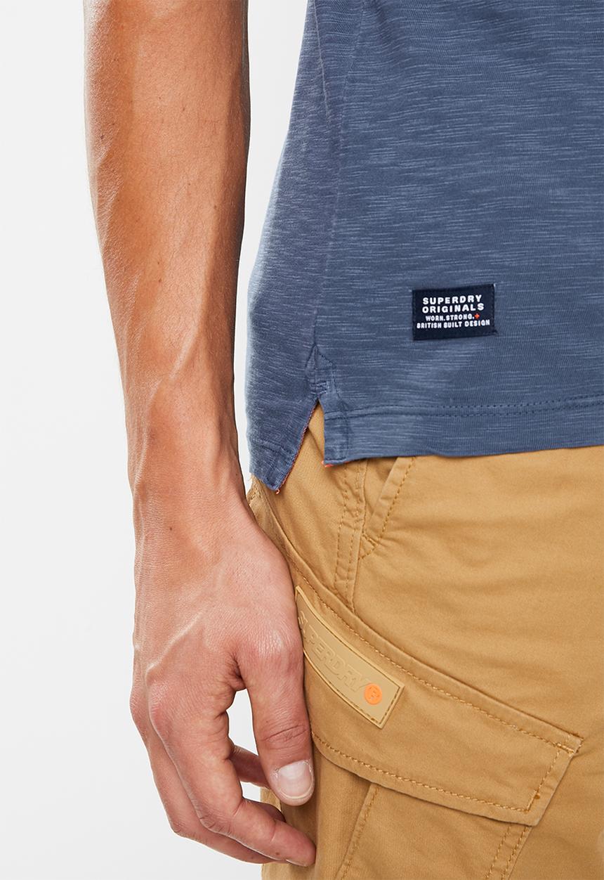 Superdry. - Dry originals pocket tee - blue