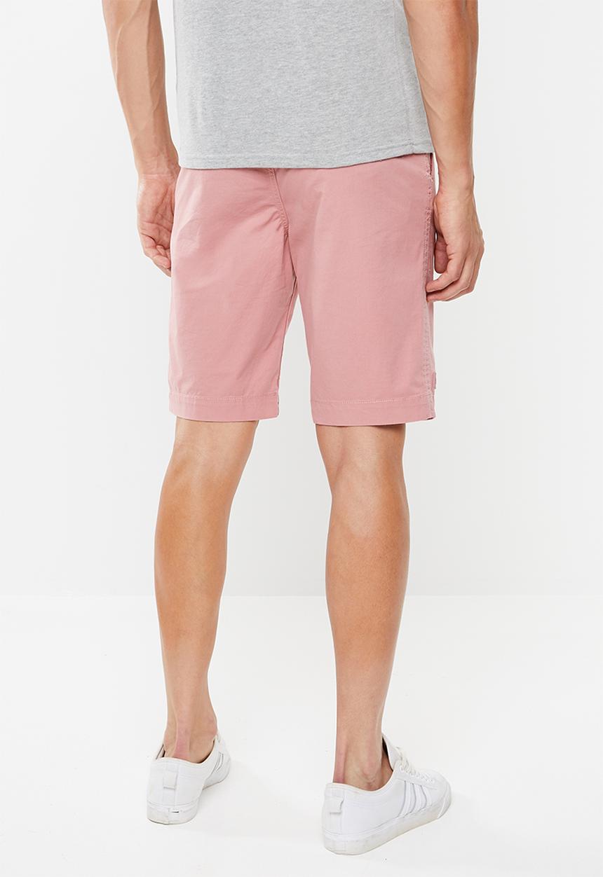 Superdry. - World wide chino shorts - pink