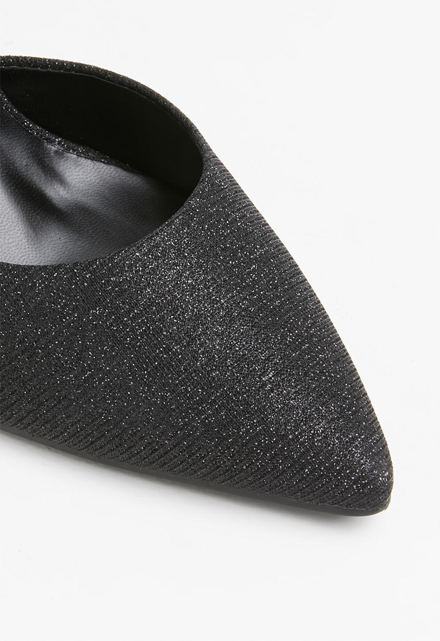 SISSY BOY - Akita cut away stiletto court - black