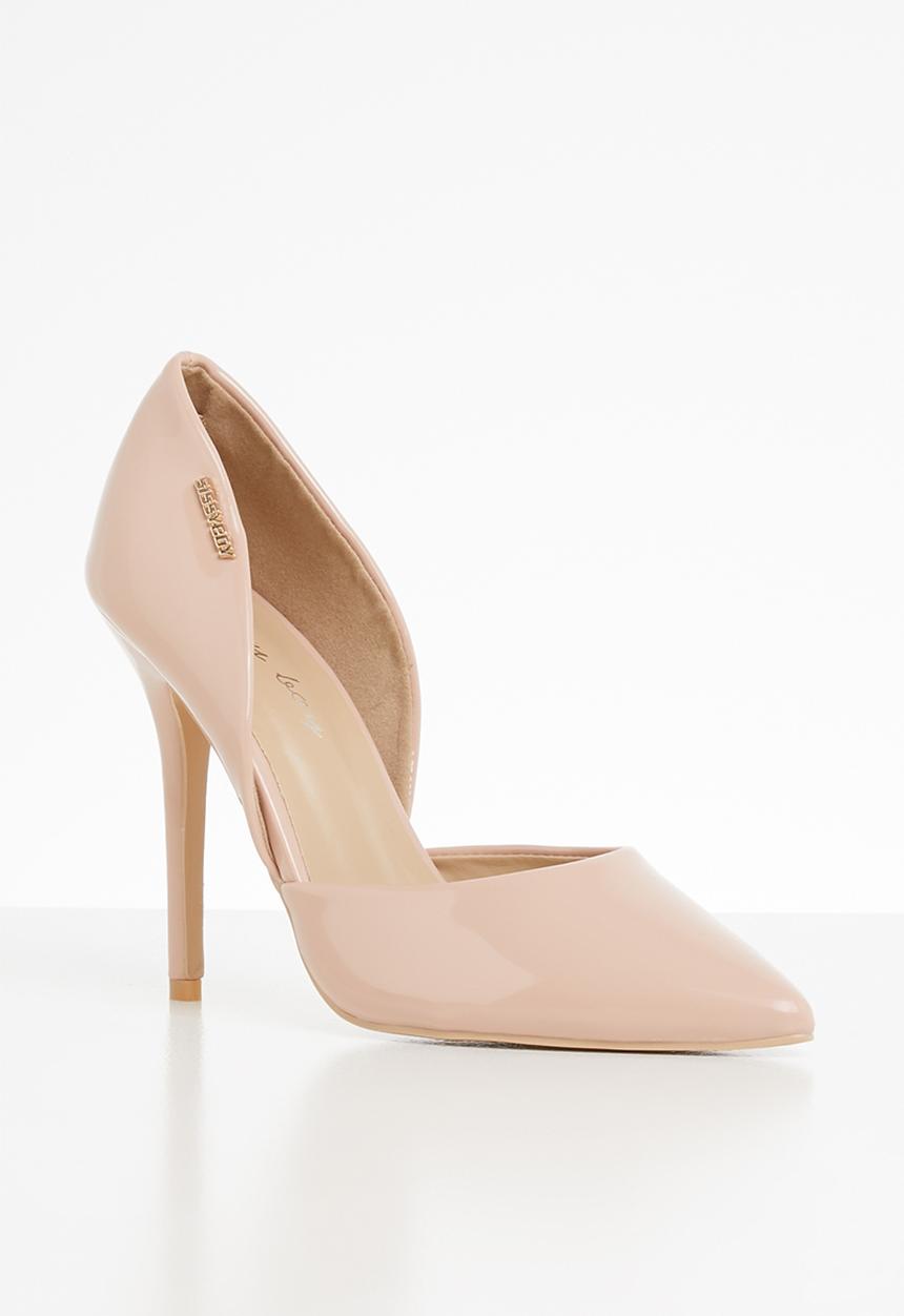 SISSY BOY - Akita cut away stiletto court - neutral