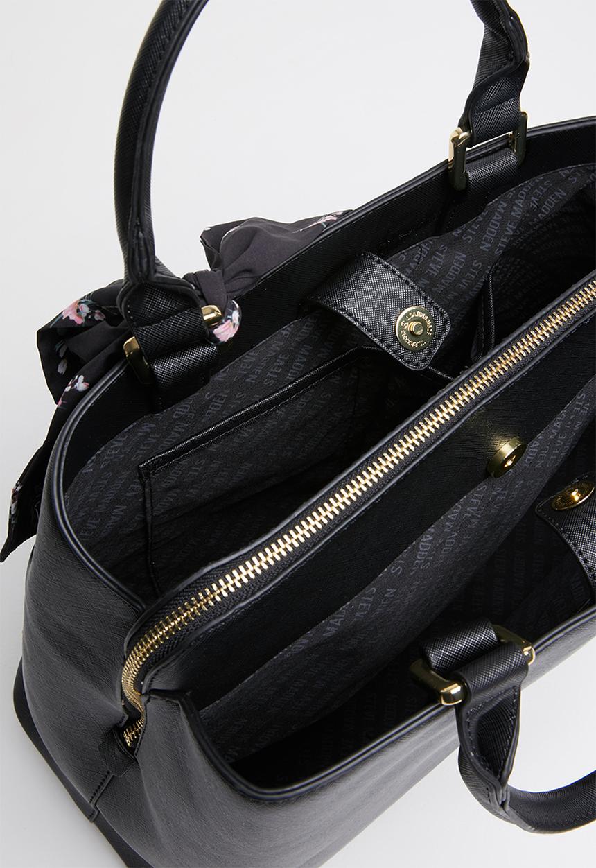 Steve Madden - Mini delta satchel- black 