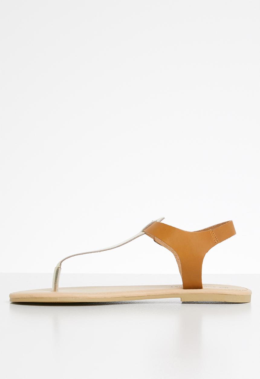 Superbalist - Zizi T-bar leather sandal - tan