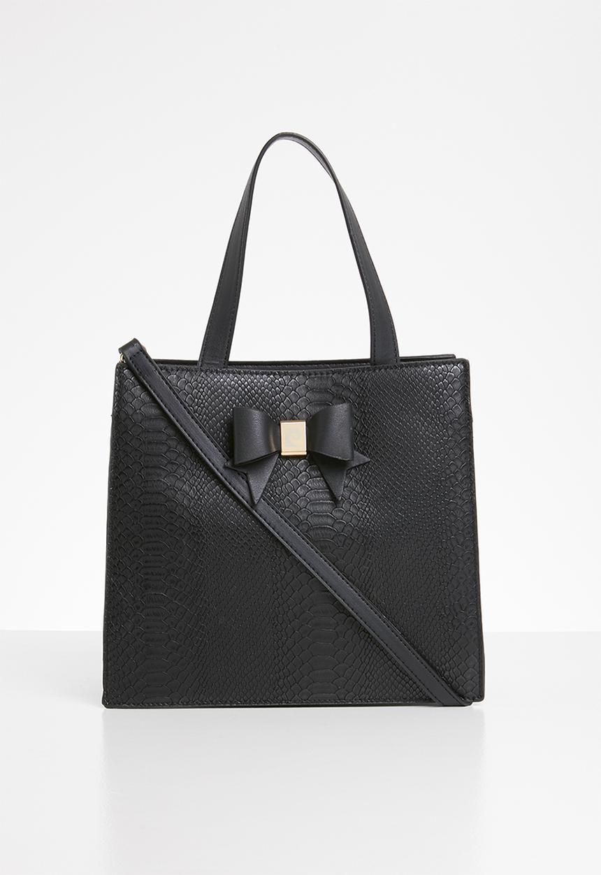 Pierre Cardin - Becca structured crossbody - black 