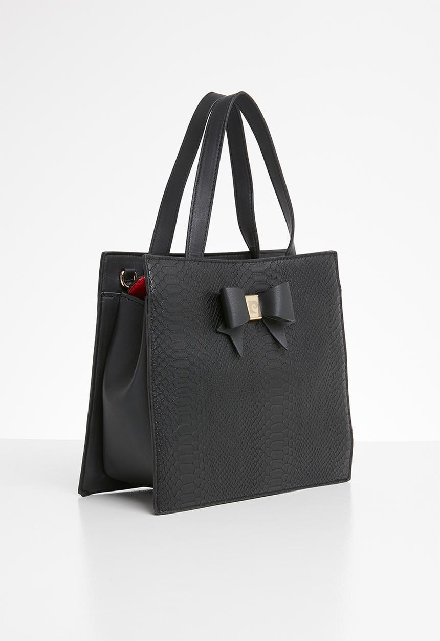 Pierre Cardin - Becca structured crossbody - black 