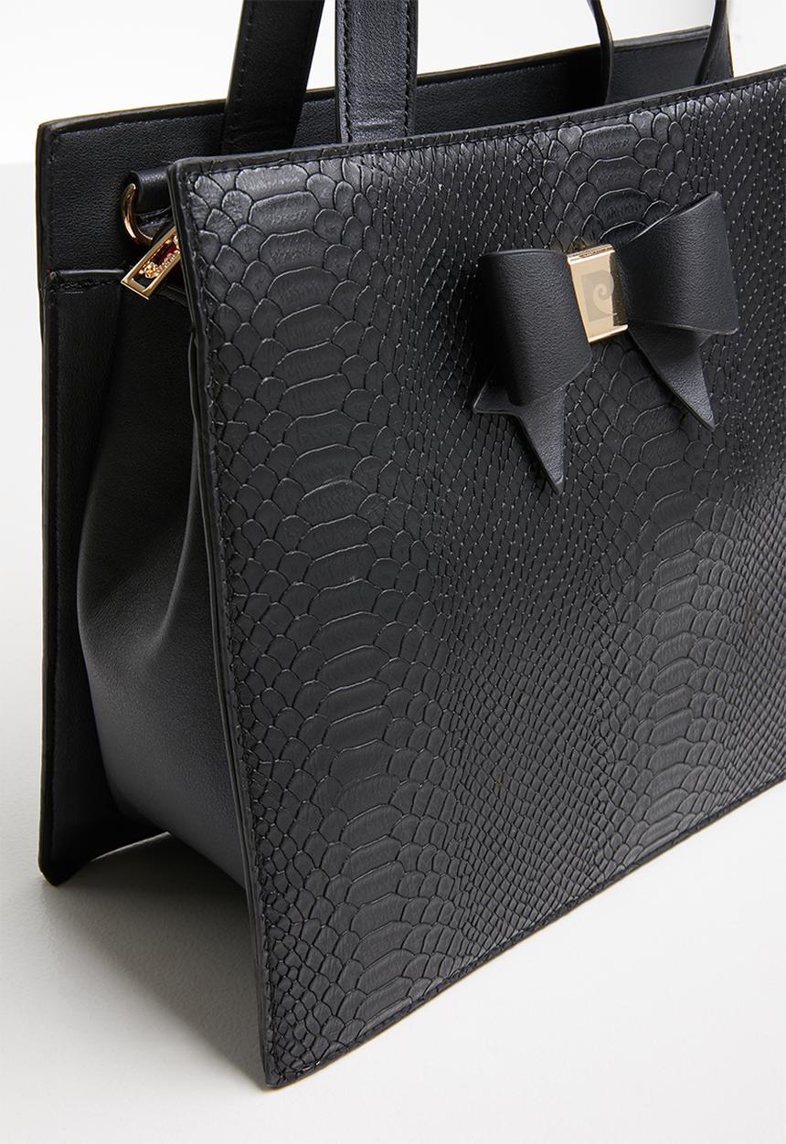 Pierre Cardin - Becca structured crossbody - black 