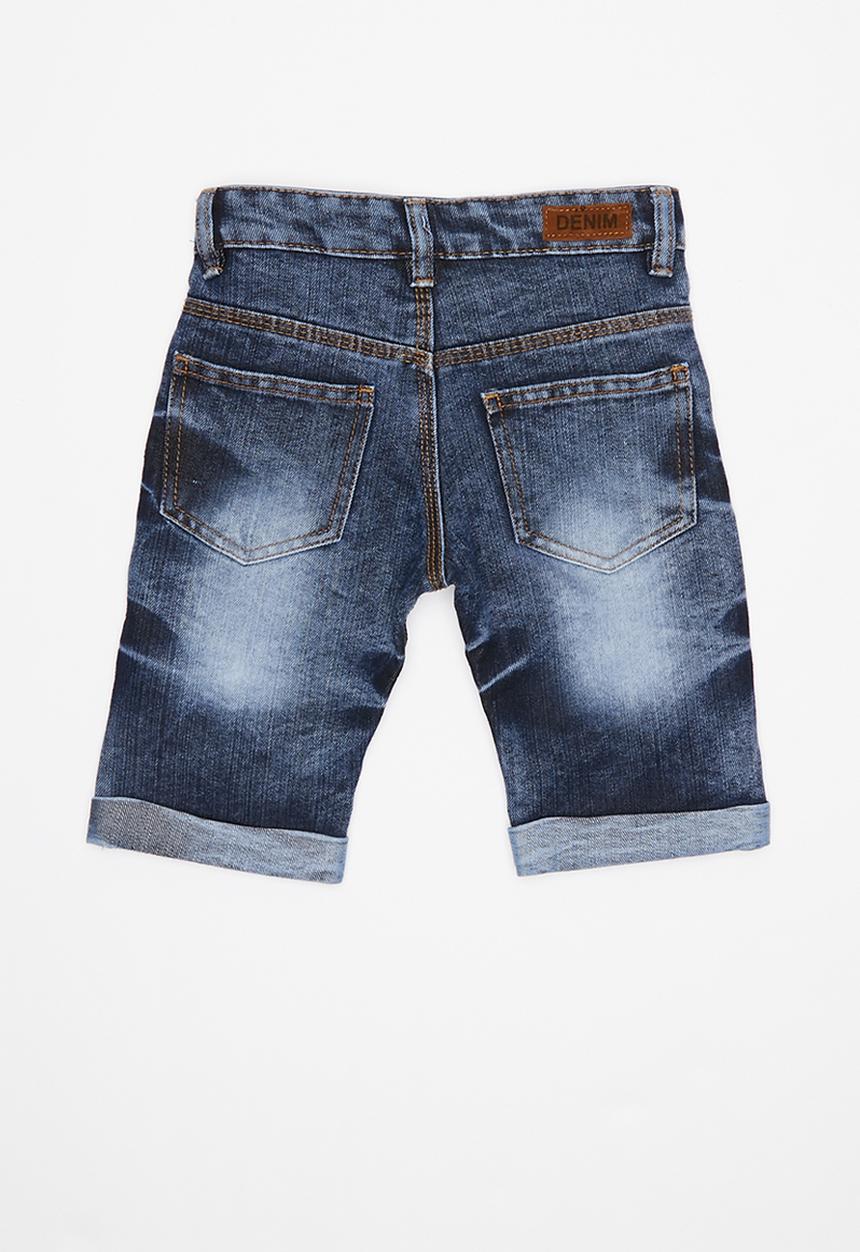 Pop Candy - Boys denim shorts - blue