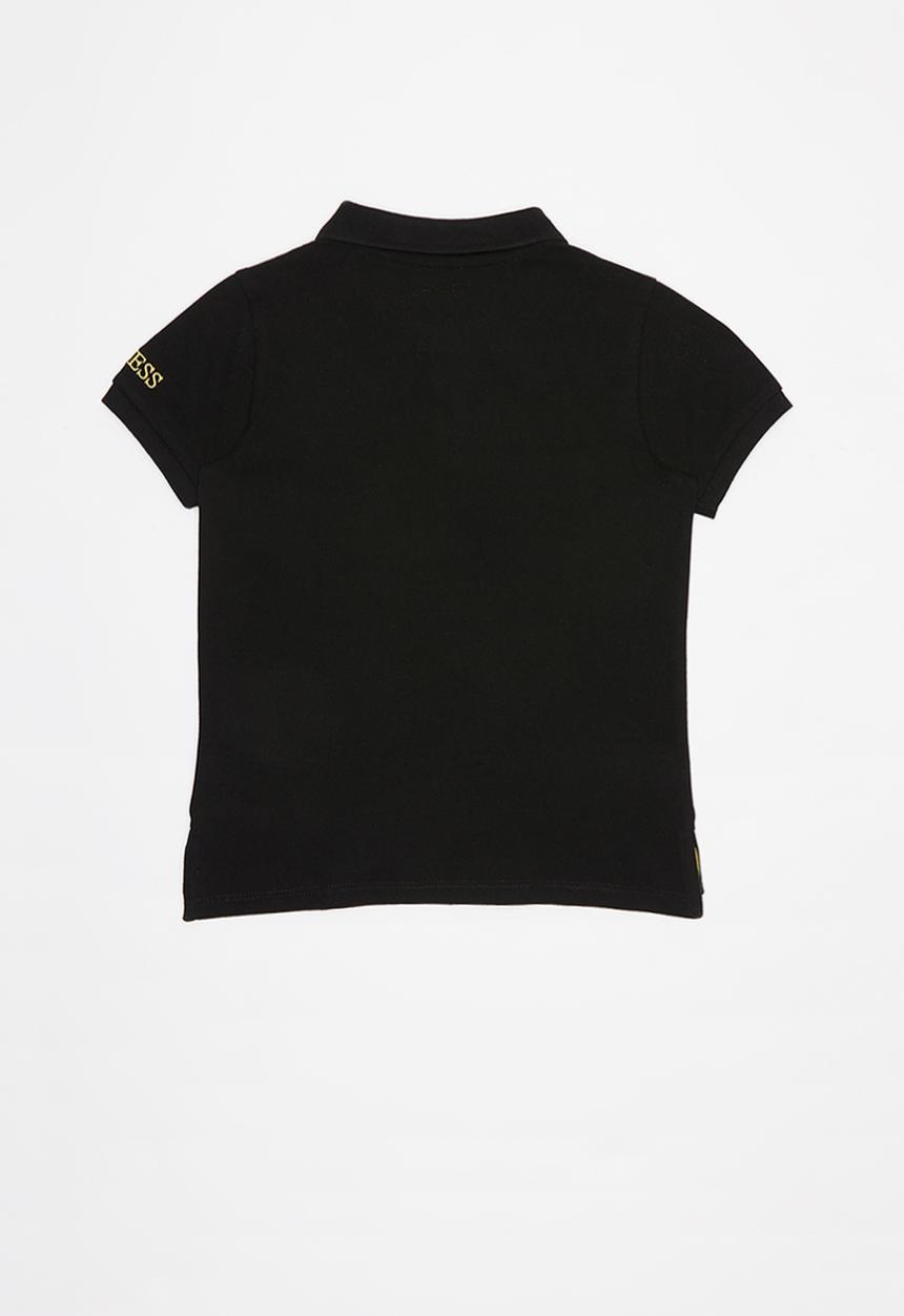 GUESS - Guess kids short sleeve core polo - black