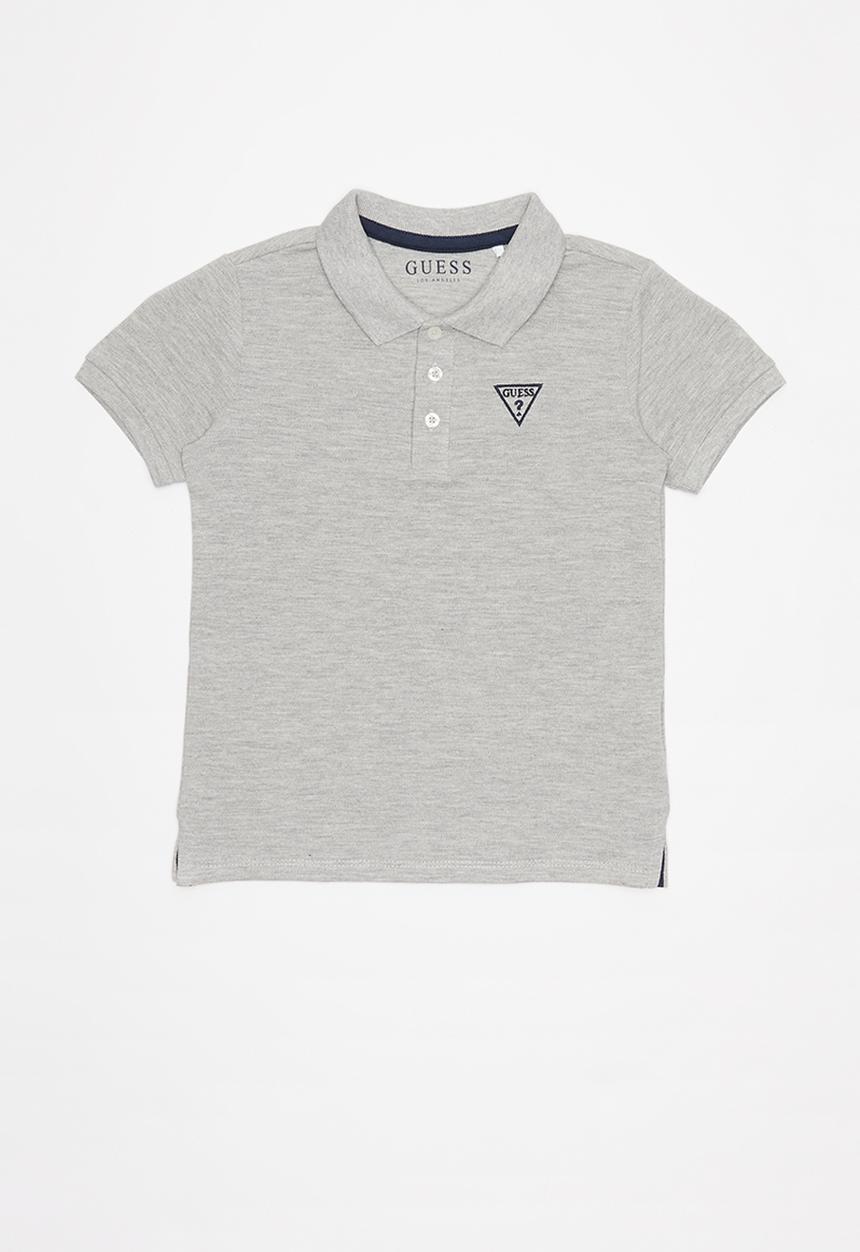 GUESS - Short sleeve Guess core polo - grey