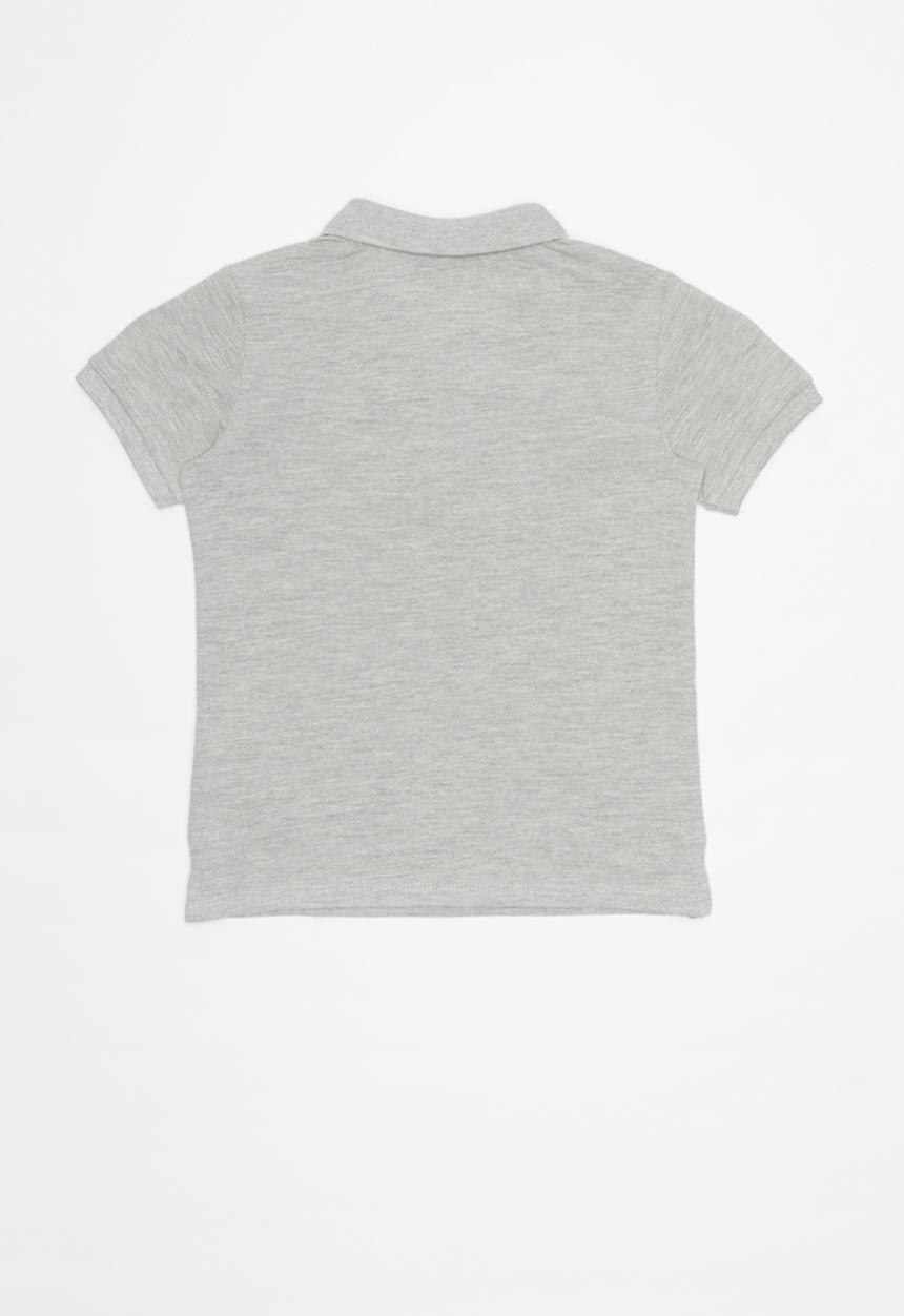 GUESS - Short sleeve Guess core polo - grey